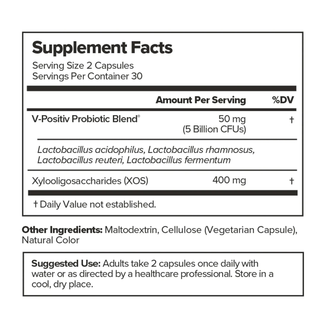 Vaginal Probiotic Capsules