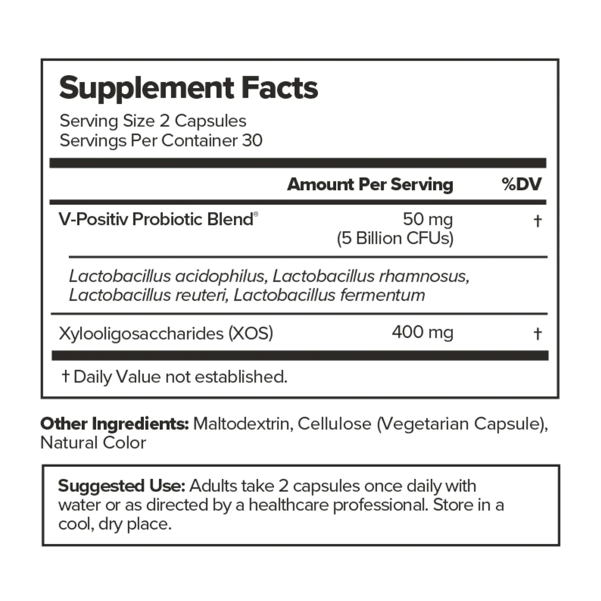 Vaginal Probiotic Capsules